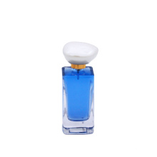 square transparent high quality elegant empty glass perfume bottle for sale